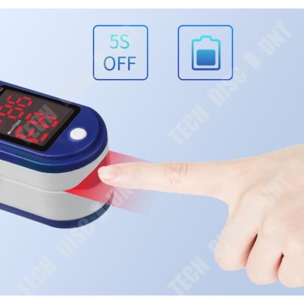 TD® Sport för vuxna digital hälsosensor sport fingertoppsövning när som helst monitor hälsosensor bl