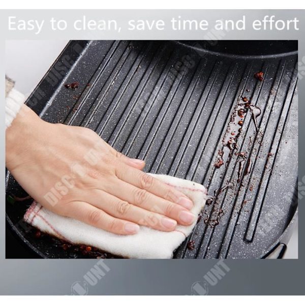 TD® Elektrisk grillad raclettepanna Pan-Dual-Purpose Hushåll Rökfri Non-Stick multifunktionsmatlagning
