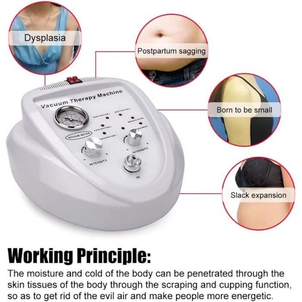 TD® Elektrisk anti-cellulitemassagemaskine til mode brystforstørrelse