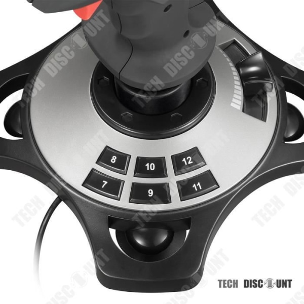 TD® joystick spil controller flysimulator flysimulator professionel luftkamp cockpit pilot amatør usb realistisk præcis