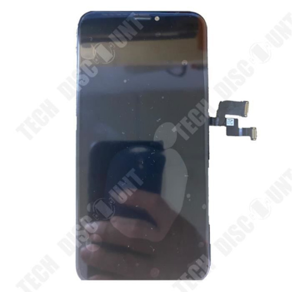 TD® Komplett skärm för iPhone XR - Touch Glass + LCD-skärm Svart