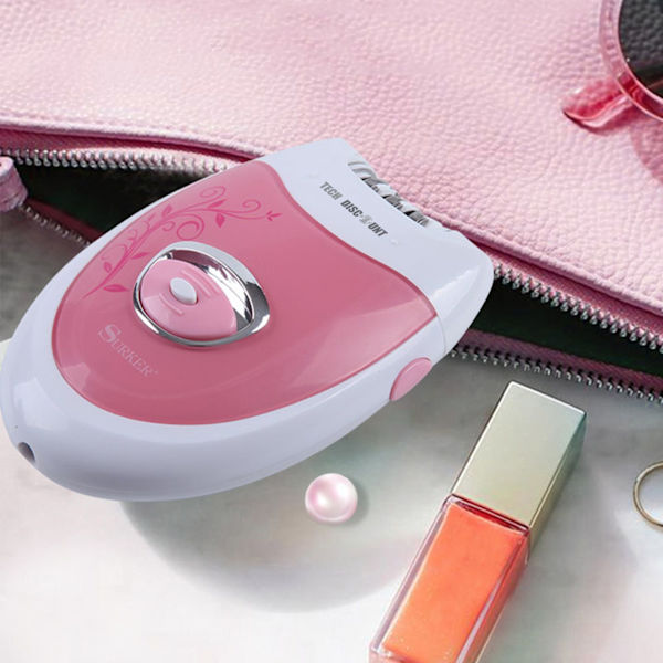 TD® To elektrisk epilator til damer, 2-i-1 hårfjerner og barbermaskine