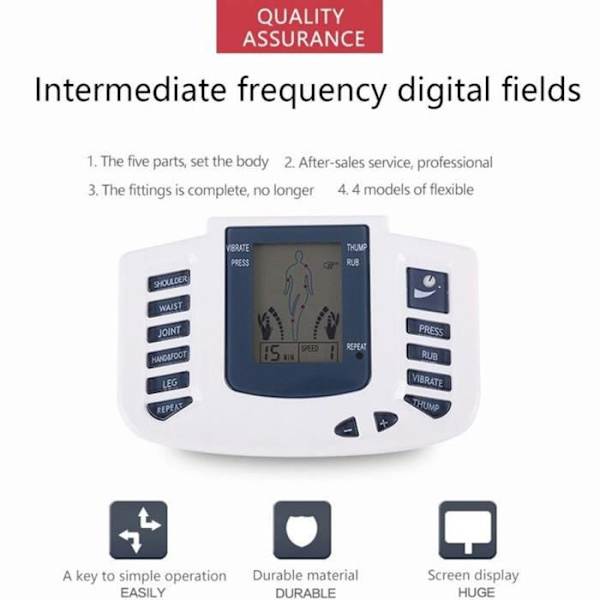 TD® Medium Frequency Plug Elektrisk Akupunktur Massagemaskin - Wellness Device