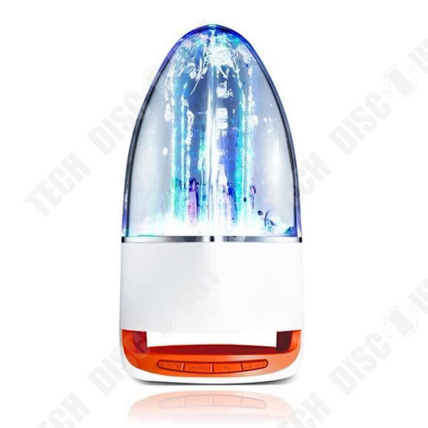 TD® Mini Bluetooth Højttaler Design Stereo Bærbar Bluetooth Højttalermodel til Vandevents med LED Lys Deko