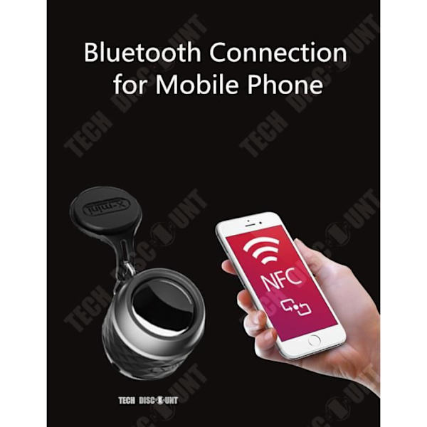Bluetooth-högtalare - TD® - Portabel - Ljus - Kraftfull - Kompakt - Trådlös - Blå Blå
