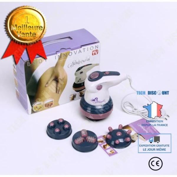 TD® Electric Massager Push Up Fat Crush Machine Infraröd massagemaskin