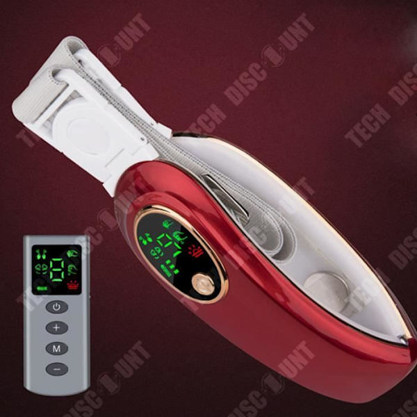 TD® V-Face Beauty Device 4 arbetslägen Digital fjärrkontroll Vikbar design massageapparat för ansiktshud