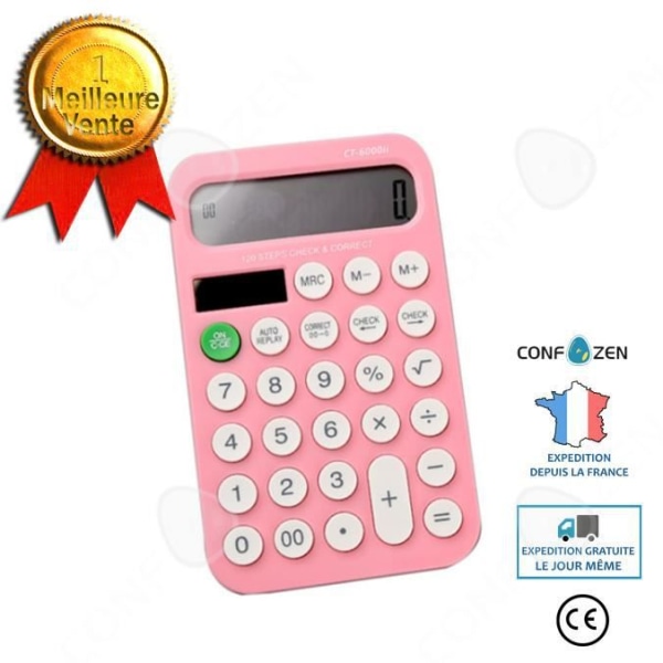 CONFO® Miniräknare Candy Color Mini Miniräknare Söt enkel handhållen bärbar dator Plastmaterial Skolmaterial