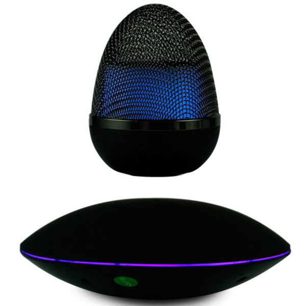 Magnetisk levitation Bluetooth trådlös högtalare Vardagsrumsdekoration Touch Ambient Light Ljudförstärkare