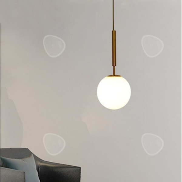 CONFO® Liten modern minimalistisk nordisk ljuskrona i glas INS sovrum sängbord bardisk matsal
