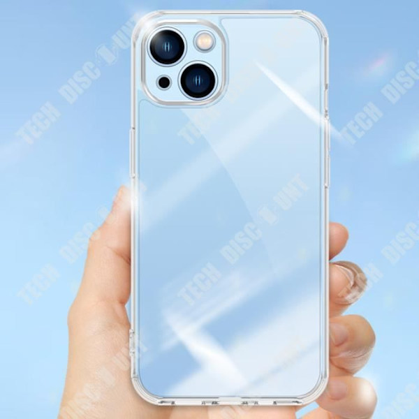 TD® Sopii iPhone 14:lle läpinäkyvä TPU-akryyli kaksiosainen älypuhelimen kotelo, sisäinen putoamissuoja, suojakuori