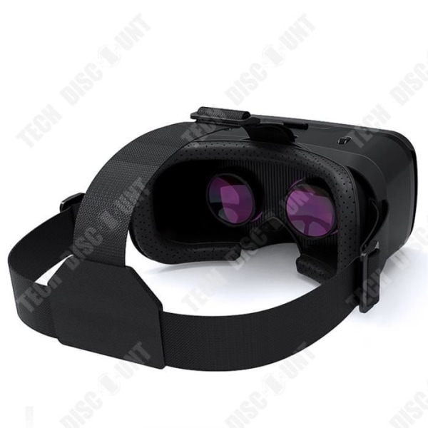 TD® Smart VR-briller Sort Praktisk hovedstøtte, der er bredt kompatibel med 3D Reality-spillecontroller