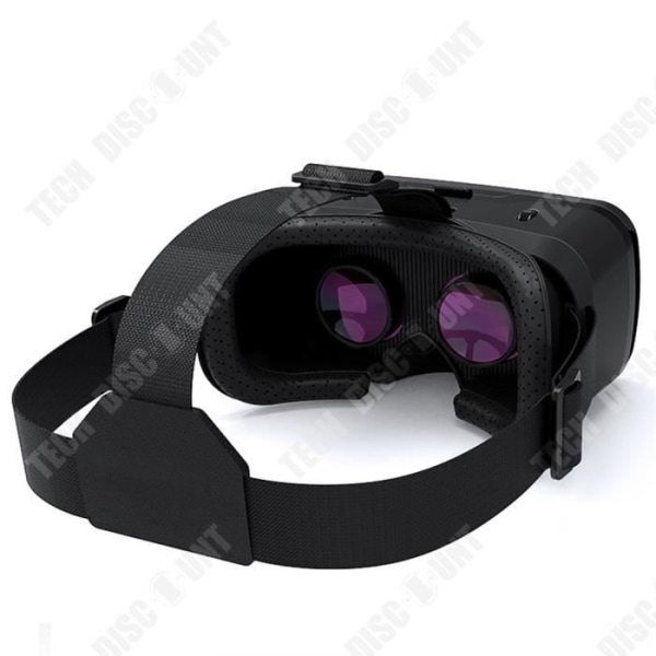 TD® Smart VR-glasögon Svarta Bekvämt huvudfäste Mycket kompatibelt med 3D Reality Gamepad