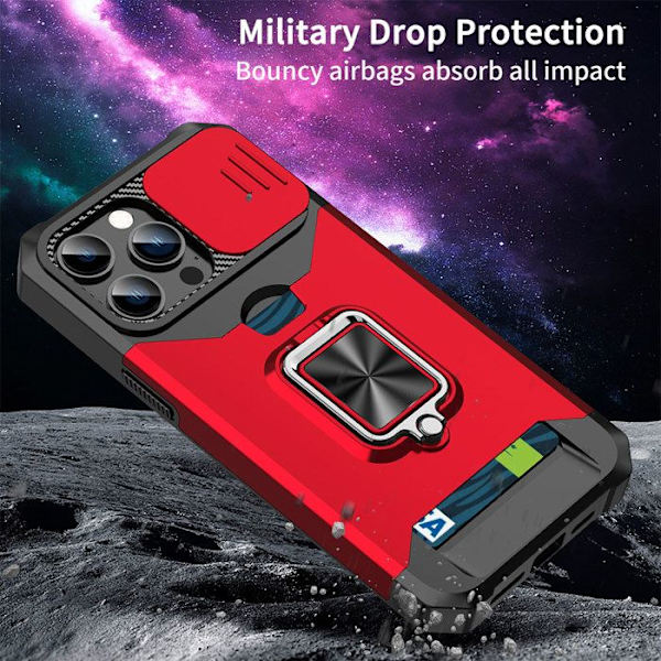 Telefonfodral - TD® - iPhone 15 - Osynligt fäste - Linsskydd - Anti-Drop