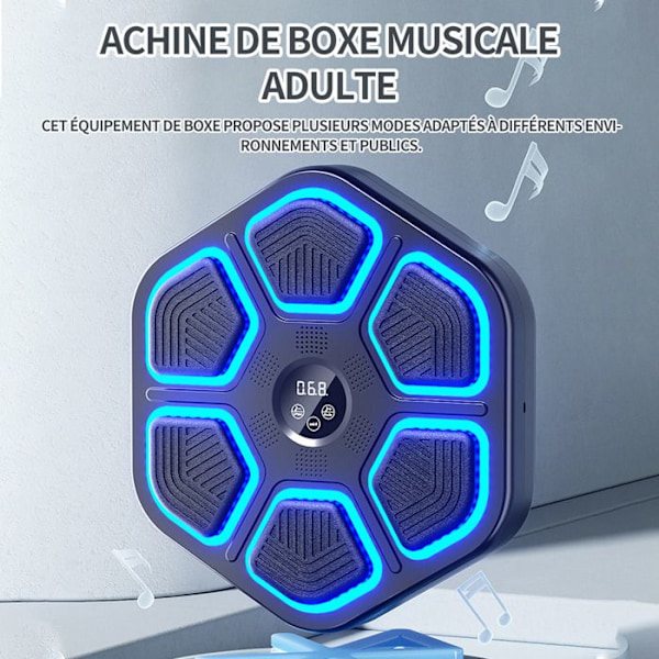 Elektronisk boksemaskine - TD® - 43x40x3.7cm - Sort - Bluetooth-forbindelse - Unisex Svart