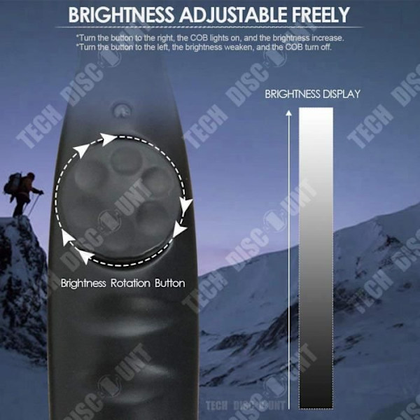 TD® Multifunktionell lampsugkopp på fot kontorsläsdekoration inomhus utomhus uppladdningsbar usb justerbar bärbar ficklampa