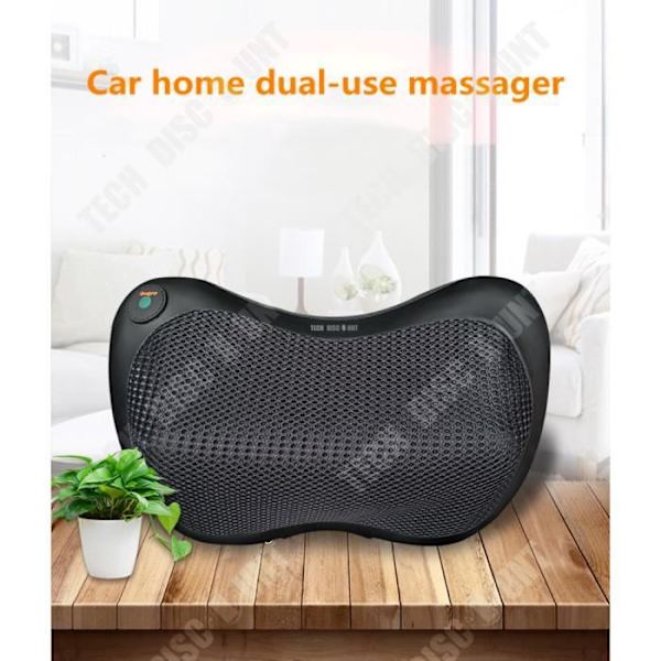 TD® Kaula-massageri - Kaularankaa, kaulaa, vyötäröä, jalkaa, olkapäätä, monitoimiauto - Sähkökäyttöinen hierontatyyny kotiin