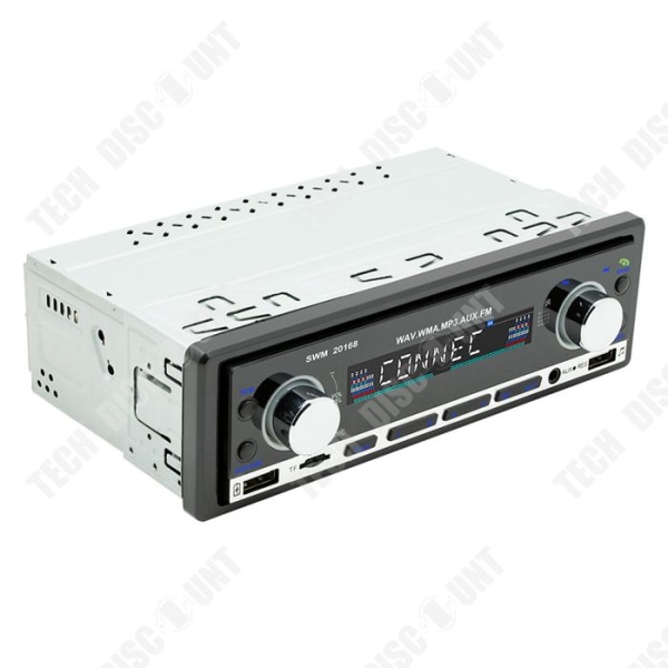 TD® Autoradio Bluetooth 12V Universelt bilradio MP3 Bluetooth Håndfri USB musik uden tab Bilradio sort