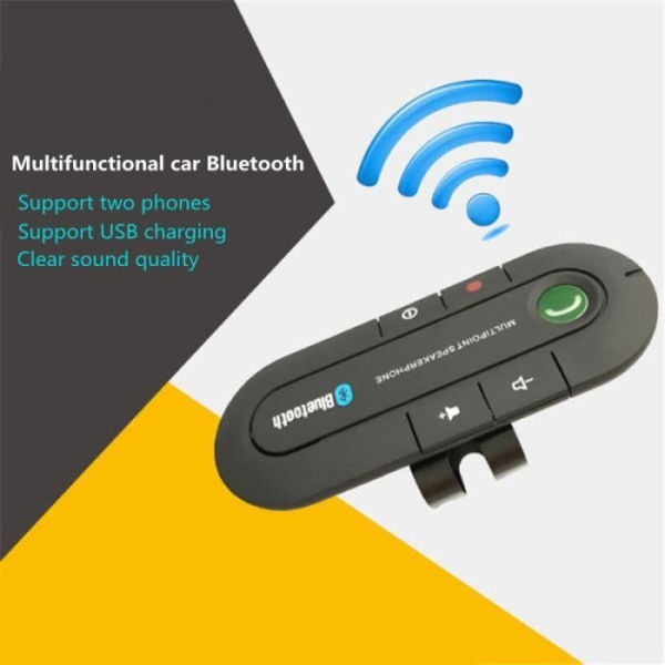 CIGARRTÄNDARE Mixed - Bil Bluetooth handsfree telefon version 4.1 Bluetooth-mottagare FM-sändare - svart LY™