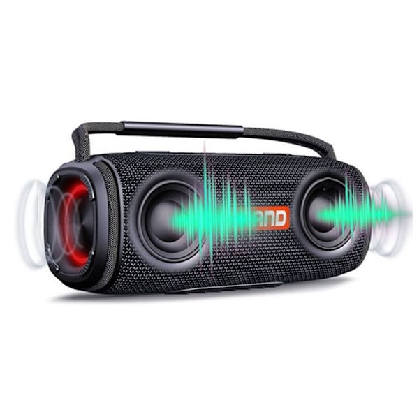 Bluetooth-högtalare - TD - Modell X6 - 3600mAh - 6 timmars batteritid - IPX6 vattentät