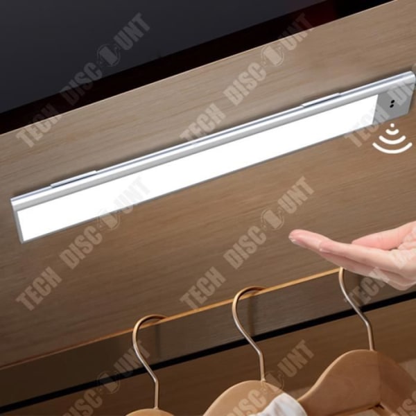 TD® Lang lysestang med sensor 30cm Sæt af 3 Trådløs design Manuel scanning sensor Væglampe