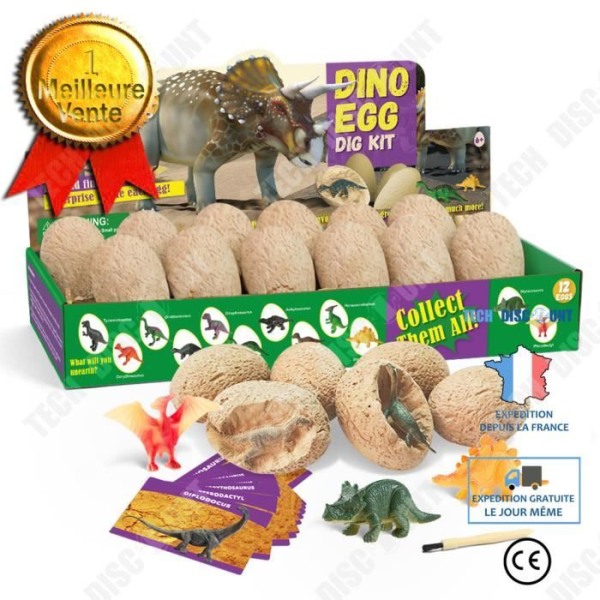 TD® Dinosaurieägg arkeologisk utgrävning Tyrannosaurus Rex Simulering Dinosauriemodell Pedagogiska leksaker för barn