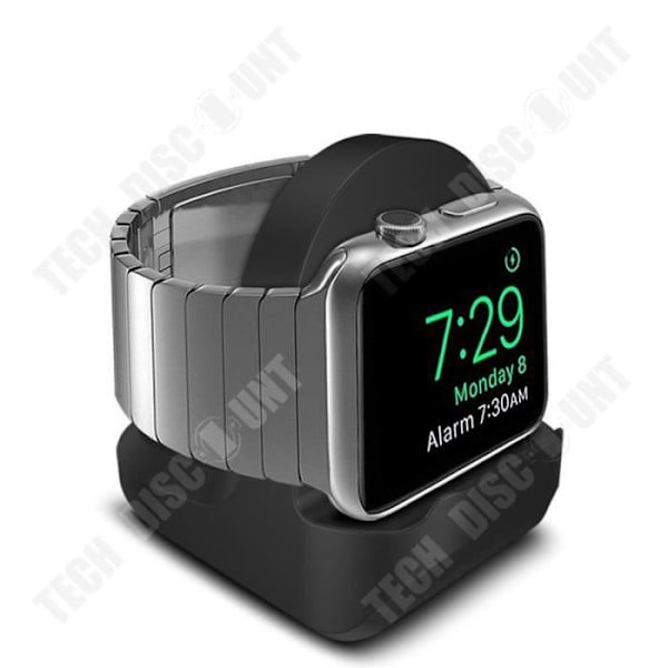 TD® Kompatibel med Apple Watch 1/2/3/4/5/6 generationer Apple Watch base iWatch støtte til opladning i silikone, enkelt design
