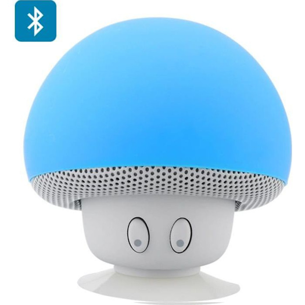 Bluetooth højttaler vandtæt - HØJ-TEK & VELVÆRE - Mario Champignon - Trådløs - Vandafvisende Blå