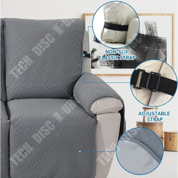 TD® Vandtæt skridsikker elastisk sofa cover modstandsdygtig over for snavs sofa pude til kæledyr