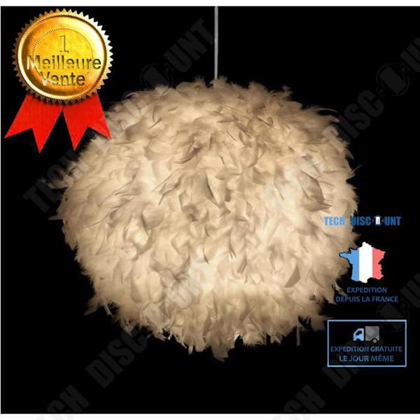 TD® Lyskilde til Loft Dekoration Hjem Stue / Design Hvide Fjer Stue Værelse Festlokale 30 cm 220 V 45 W Hvid