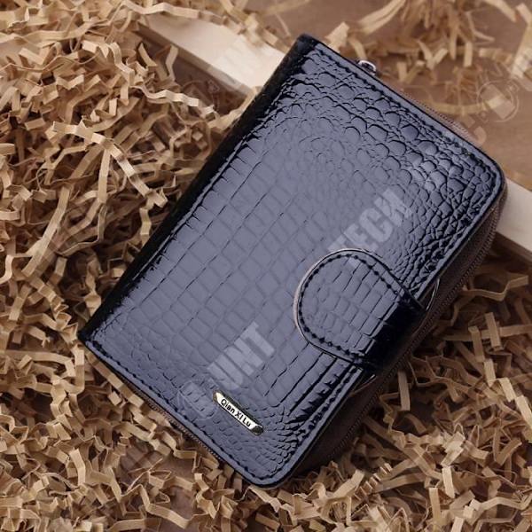 TD® Naisten nahkalaukku vetoketjullinen kassi korttilaukku käsilaukku lompakko luksus elegantti nahkatuote