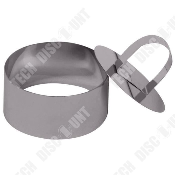 TD® rte Mynt Rund Form I Rostfritt Stål Med Tryckare 8cm Diameter