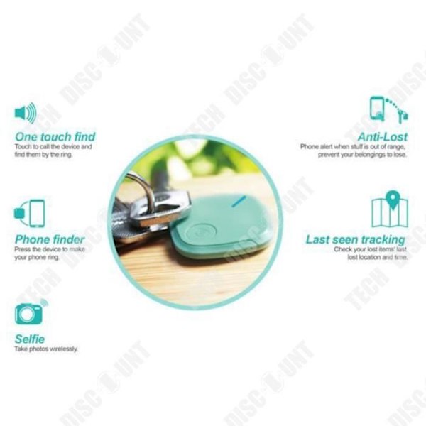TD® Nøglefinder smart tracker smart label taske position fjernbetjening selfie Tracker lokaliserings nøgle trådløs, telefon