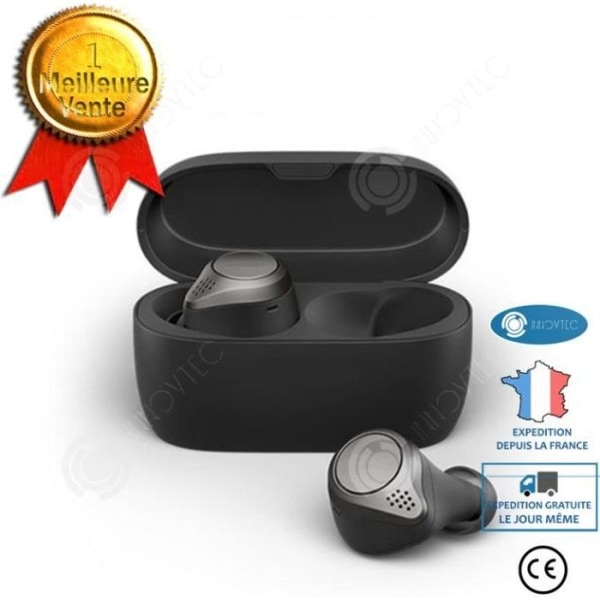 Bluetooth headset TD® Bluetooth 5.0 Batteriniveau visning Stemmestyring