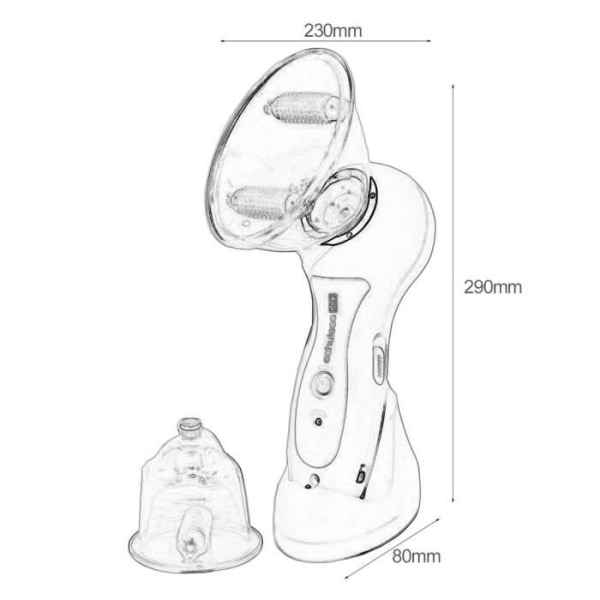 Kroppsmassager - Hälsoskönhet - Anti-celluliter - Långt infraröd - 60 Watt - Kvinnor VIT