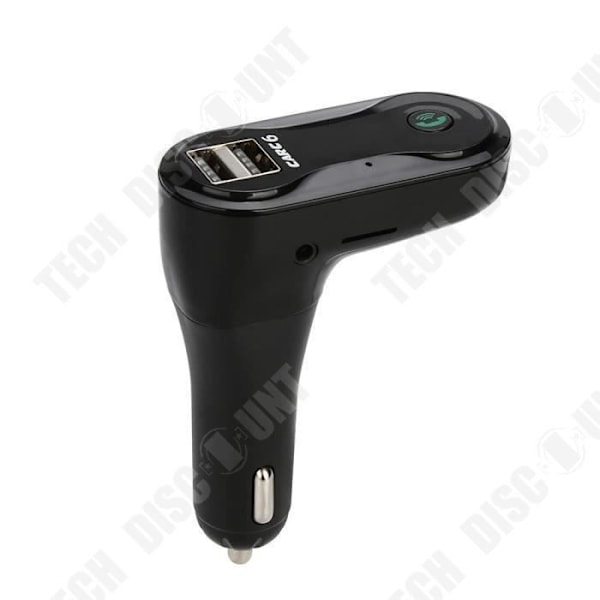TD® Biltransmitter - Bilkit MP3 musikafspiller Trådløs FM transmitter Bluetooth Radio & USB oplader Sort
