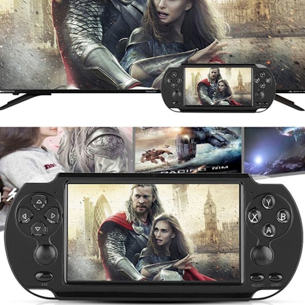 TD® Dual Joystick handhållen spelkonsol 5,1 tum uppgraderat 8G-minne med stor kapacitet - INNOVTEC