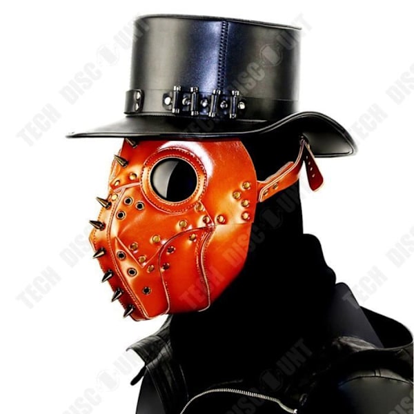 TD® Halloween-mask 20*25*27 cm justerbart huvud i mörk punk-stil skräckmask Lämplig för halloweenfest