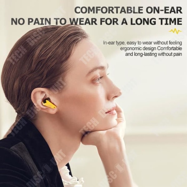 TD® Gaming Pouch Bluetooth Cool Låg Latency Gaming Trådlös In-Ear Dual Side Stereo Sändningsräckvidd 10m Snabb överföring