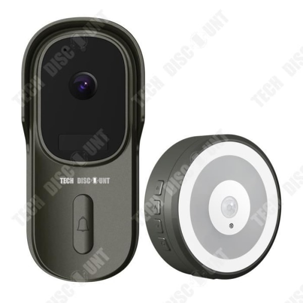 TD® Tuyas nya smarta dörrklocka, WiFi-videointercom, 1080P HD-övervakning, fjärrintercomdörrklocka