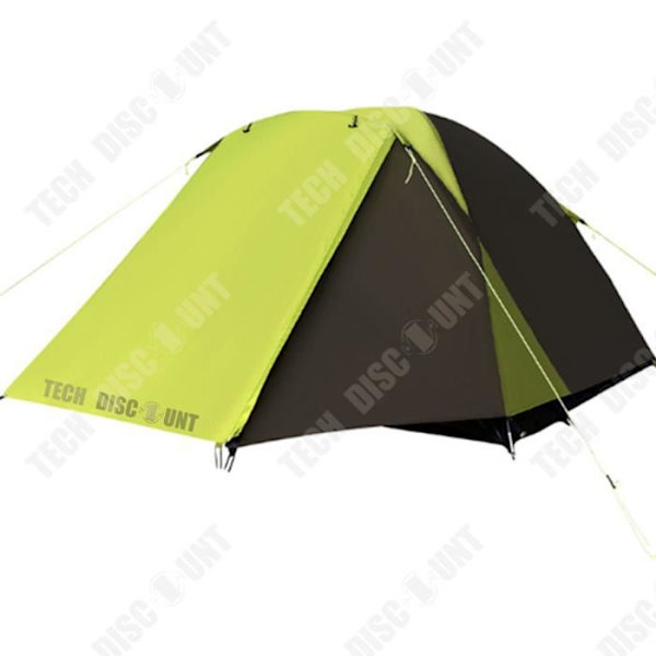 TD® Solskyddscampingtält dubbellagertält vandring camping strand picknick bärbar vattentät utomhuscamping