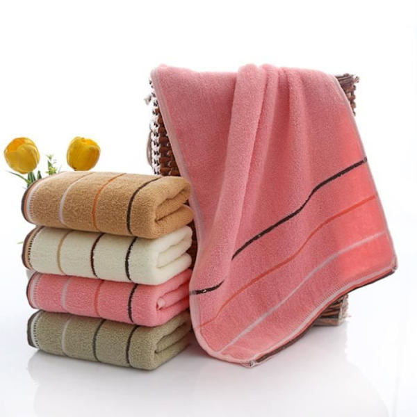 Handduk - Bomull - 34x74 cm - 6 stycken - Flerfärgad - Absorberande Flerfärgad