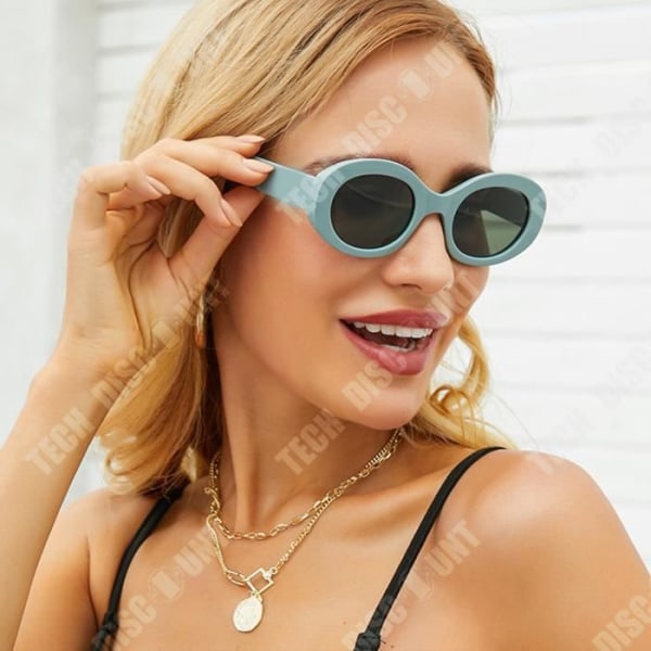 TD® Solglasögon med rund båge för kvinnor Solglasögon med hel båge för kvinnor Solskyddsglasögon