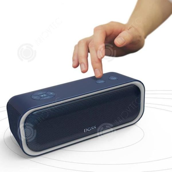 I® DOSS SoundBox Pro Bluetooth-kaiutin vedenpitävä ulkokäyttöön TWS Subwoofer stereo BASS Korttivalo