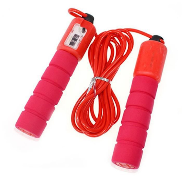 TD® Fitness Accessories - Musculation, Professionel hastigheds tæller hoppe reb - Rød Type
