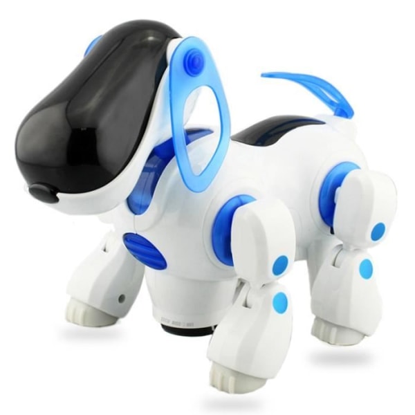 TD® magnifik elektronisk musikalisk sällskapshund barn går springer interaktiv robot billig mini leksak light chi