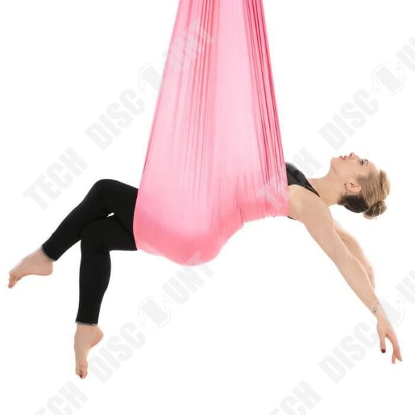 TD® Fitness Accessories - Bodybuilding,Aerial Silk Equipment Yoga Swing Silk Cloth Tyger Yoga Hängmatta Medium - Röd