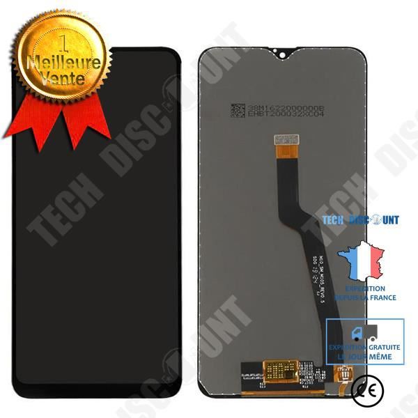 LCD-skærm og touchglas - TD® - Samsung Galaxy A10 2019 - Sort - Værktøjssæt inkluderet