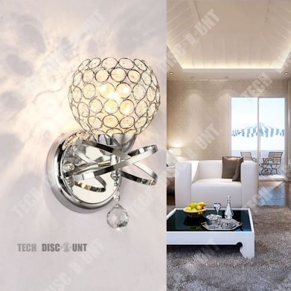 TD® Vägglampa vardagsrum kontor sovrum dekoration ljus E27 LED kristall hall belysning design skönhet lysa upp hem utomhus