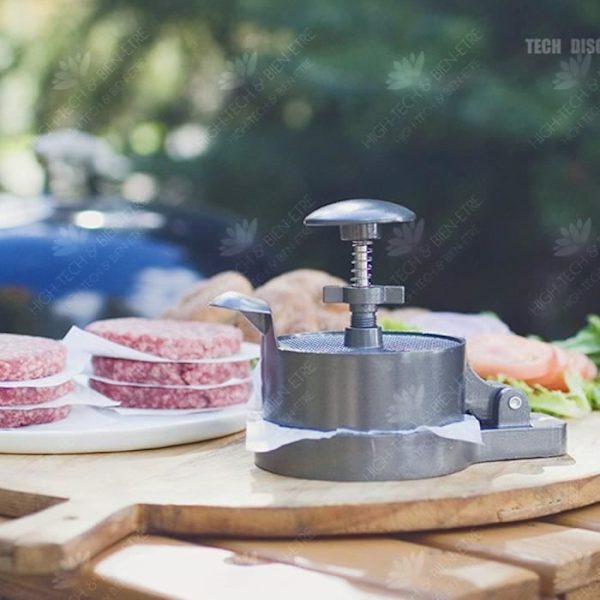 HTBE® Burger Köttpress Manuell Nonstick Press Köttbiff Modell Riskollen Formpress Artefaktpress